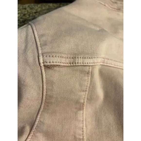 Paige Mayslie Jumpsuit in Vintage Rouge Glow Pink Short Sleeve Sz‎ 8 - Picture 13 of 16